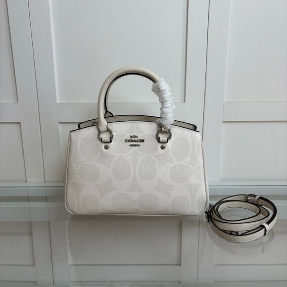 Coach Handbags - Coach ‘Rowan’ Signature Block Satchel